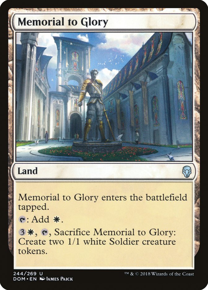 Memorial to Glory [Dominaria] | Deep Dive Games St. Marys