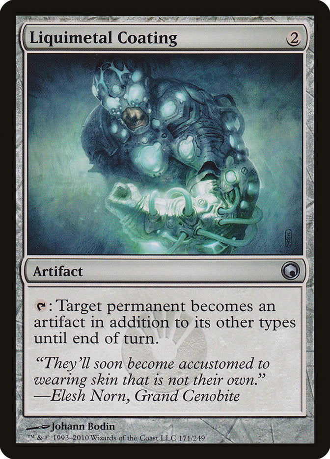 Liquimetal Coating [Scars of Mirrodin] | Deep Dive Games St. Marys