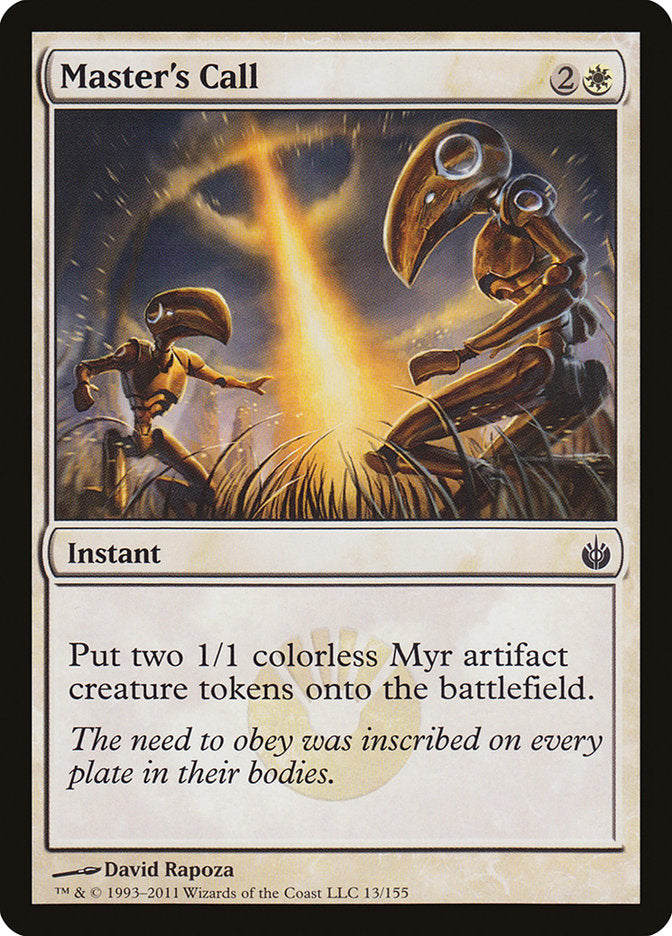 Master's Call [Mirrodin Besieged] | Deep Dive Games St. Marys