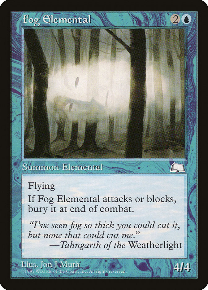 Fog Elemental [Weatherlight] | Deep Dive Games St. Marys