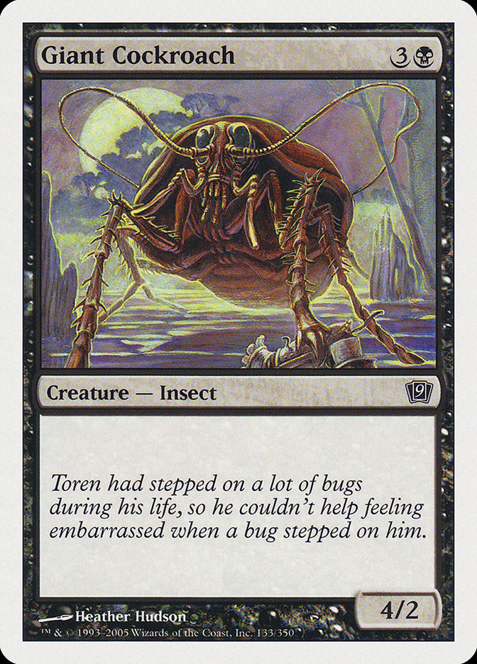 Giant Cockroach [Ninth Edition] | Deep Dive Games St. Marys