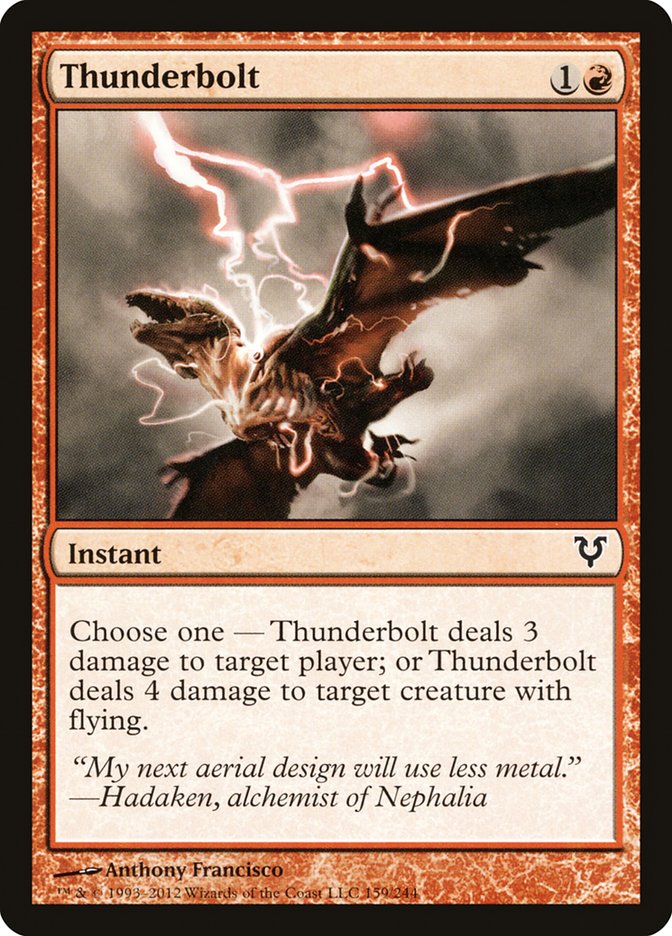 Thunderbolt [Avacyn Restored] | Deep Dive Games St. Marys