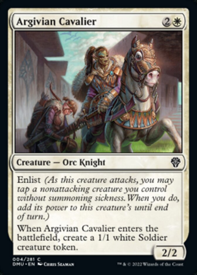 Argivian Cavalier [Dominaria United] | Deep Dive Games St. Marys