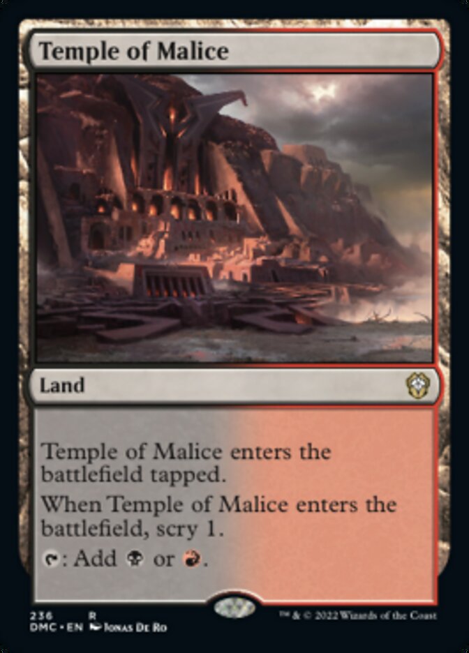 Temple of Malice [Dominaria United Commander] | Deep Dive Games St. Marys