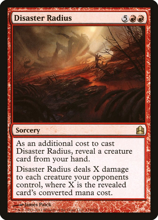 Disaster Radius [Commander 2011] | Deep Dive Games St. Marys
