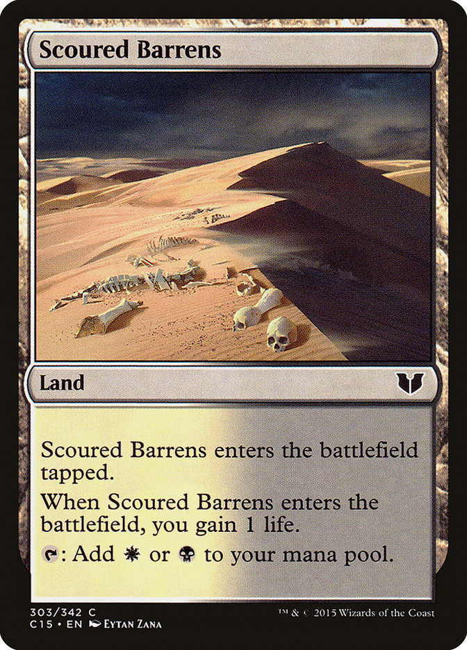 Scoured Barrens [Commander 2015] | Deep Dive Games St. Marys