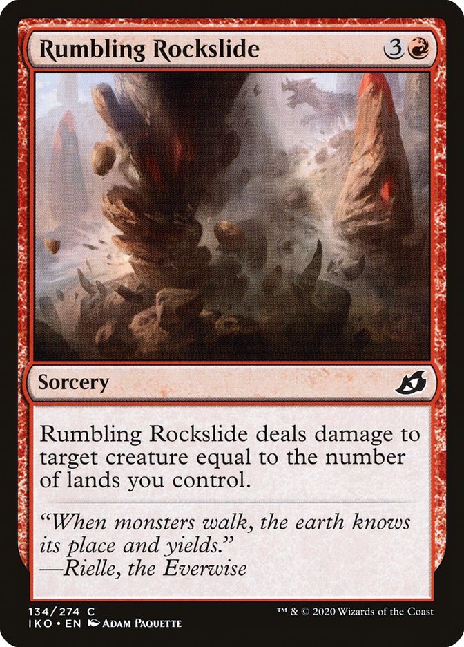 Rumbling Rockslide [Ikoria: Lair of Behemoths] | Deep Dive Games St. Marys