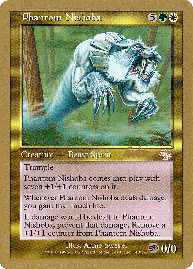 Phantom Nishoba (Brian Kibler) (SB) [World Championship Decks 2002] | Deep Dive Games St. Marys