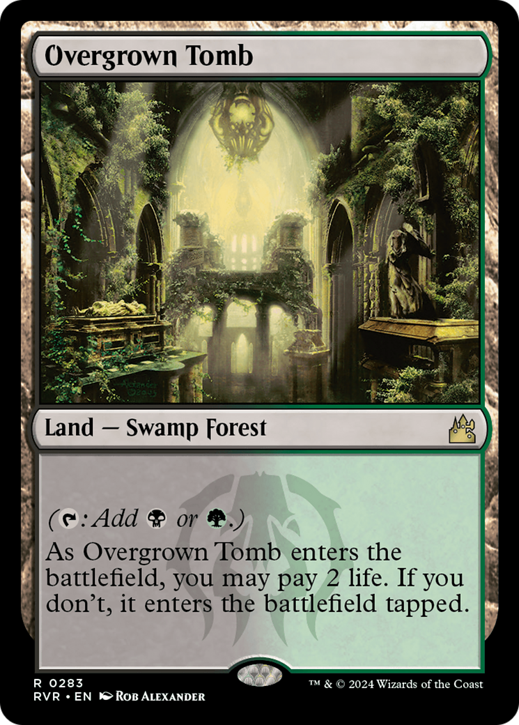Overgrown Tomb [Ravnica Remastered] | Deep Dive Games St. Marys