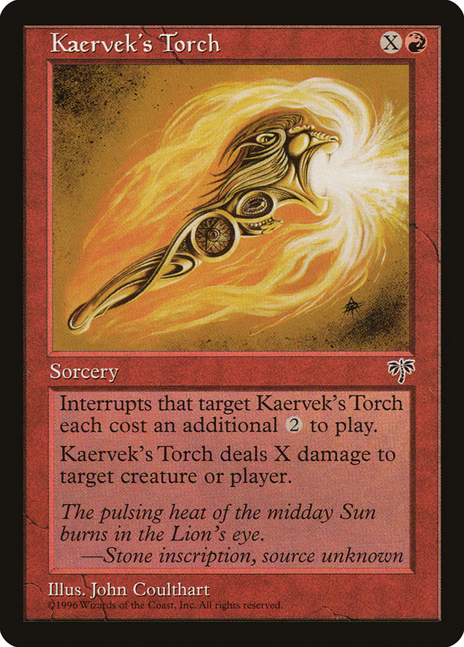 Kaervek's Torch [Mirage] | Deep Dive Games St. Marys
