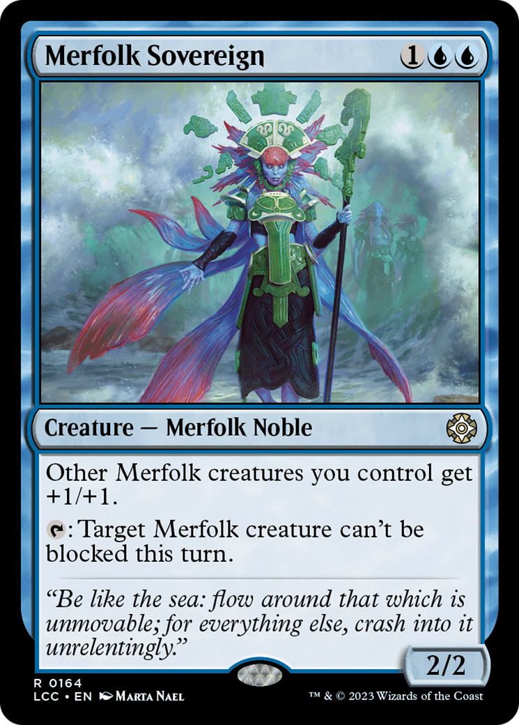 Merfolk Sovereign [The Lost Caverns of Ixalan Commander] | Deep Dive Games St. Marys