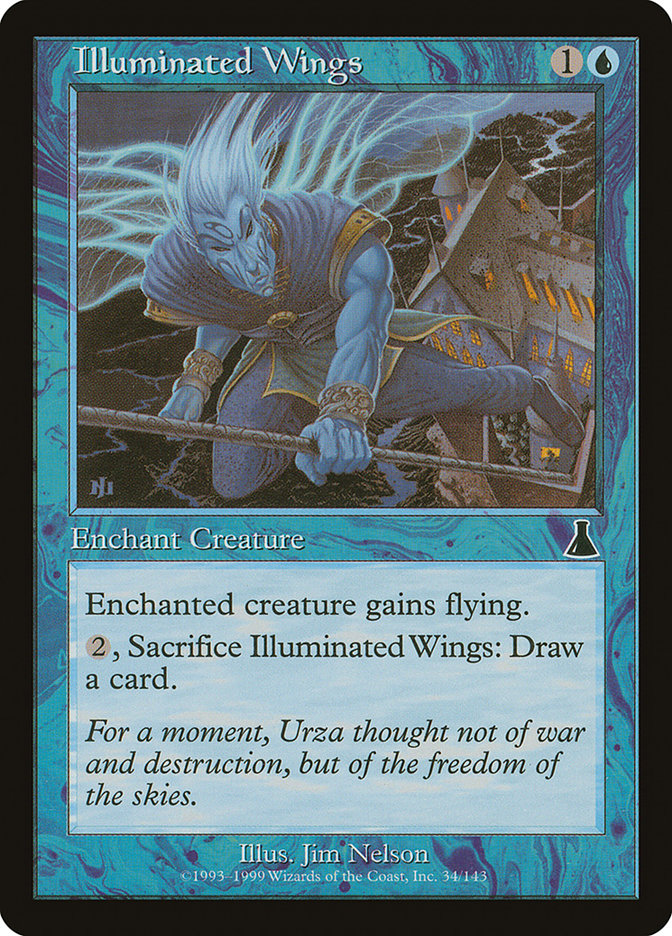 Illuminated Wings [Urza's Destiny] | Deep Dive Games St. Marys