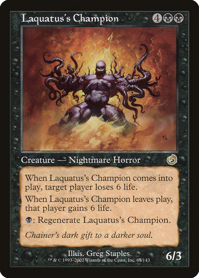 Laquatus's Champion [Torment] | Deep Dive Games St. Marys