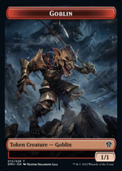 Soldier // Goblin Double-Sided Token [Dominaria United Tokens] | Deep Dive Games St. Marys