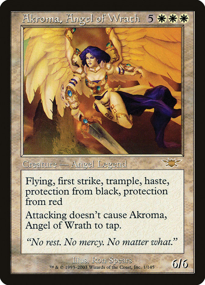 Akroma, Angel of Wrath [Legions] | Deep Dive Games St. Marys