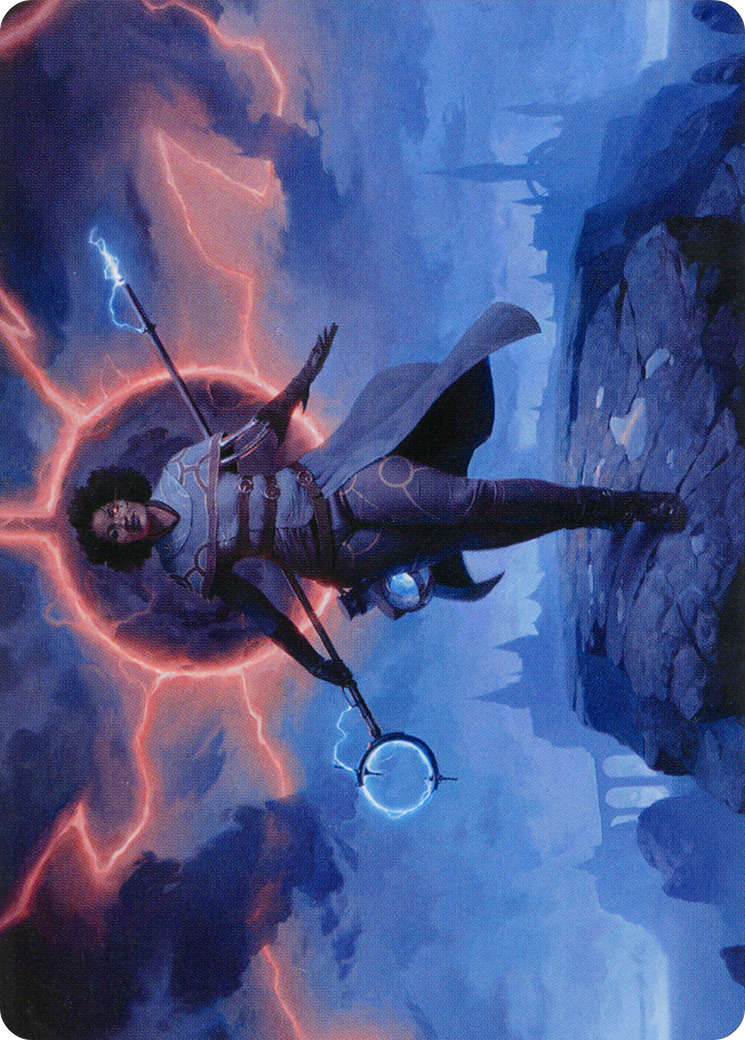 Rona, Herald of Invasion Art Card [March of the Machine Art Series] | Deep Dive Games St. Marys