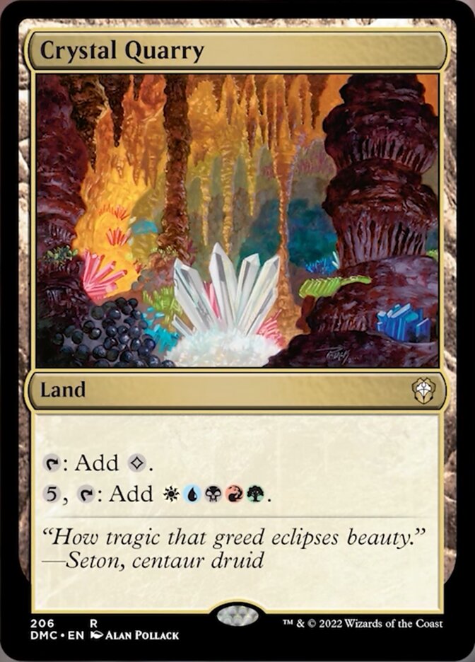 Crystal Quarry [Dominaria United Commander] | Deep Dive Games St. Marys