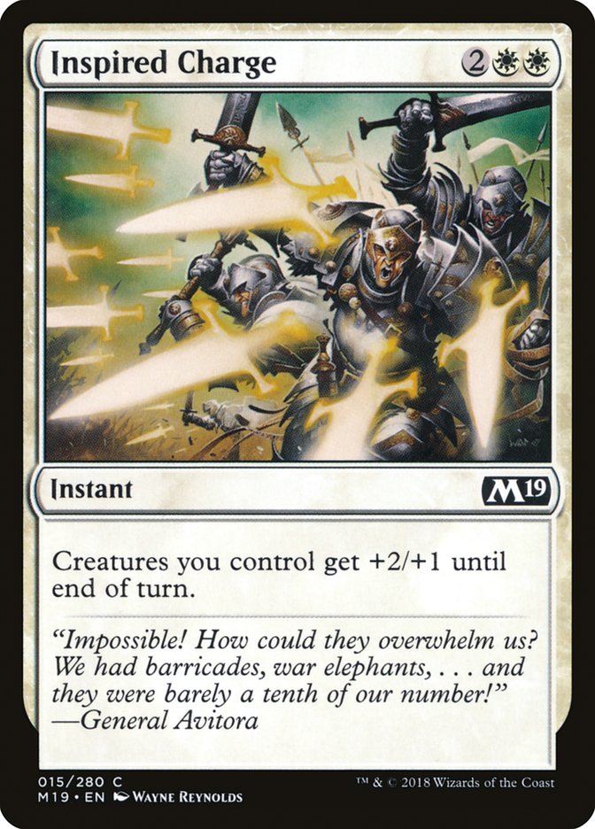 Inspired Charge [Core Set 2019] | Deep Dive Games St. Marys