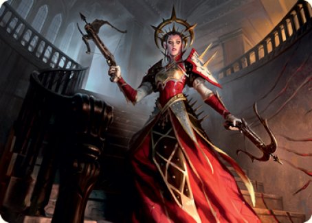 Bloodthirsty Adversary Art Card [Innistrad: Midnight Hunt Art Series] | Deep Dive Games St. Marys