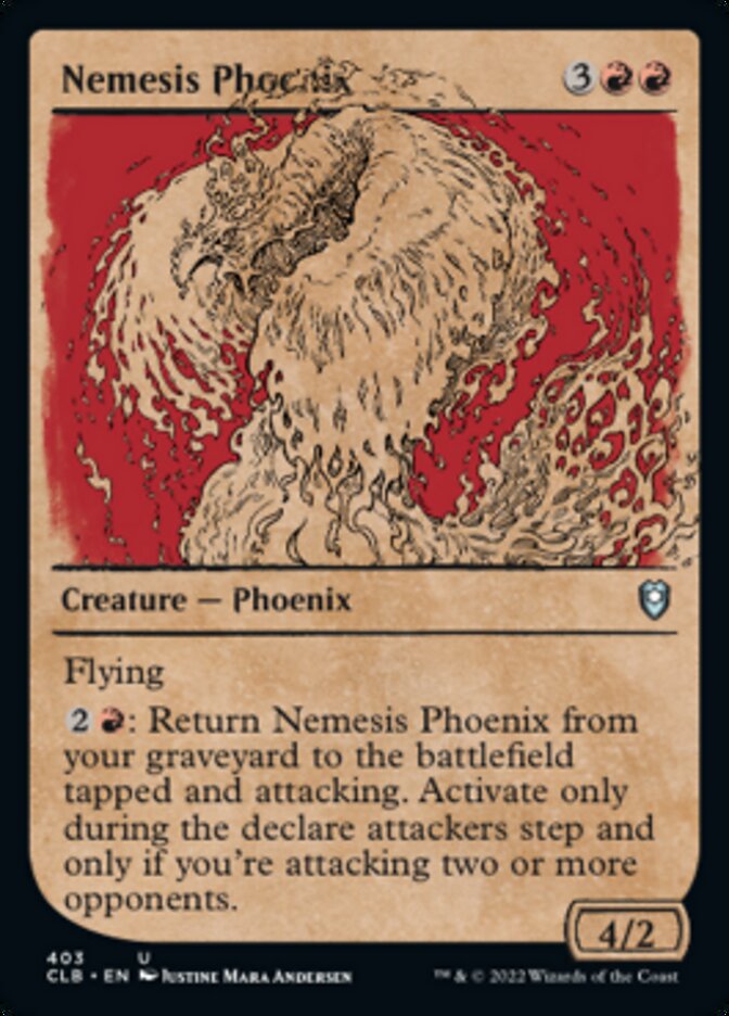 Nemesis Phoenix (Showcase) [Commander Legends: Battle for Baldur's Gate] | Deep Dive Games St. Marys