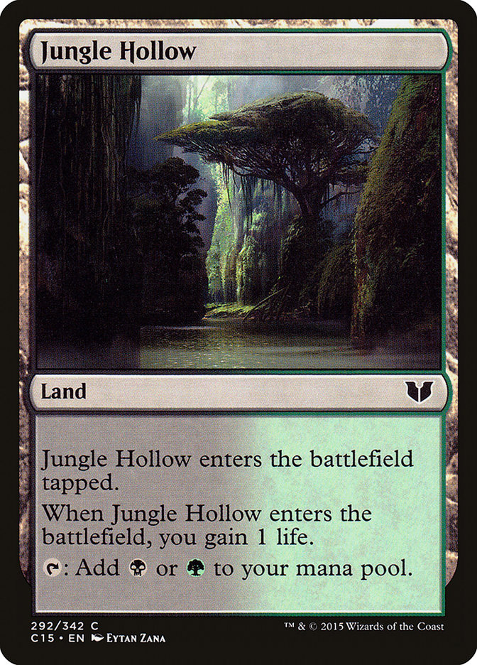 Jungle Hollow [Commander 2015] | Deep Dive Games St. Marys