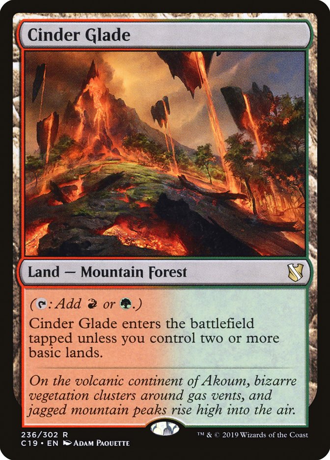 Cinder Glade [Commander 2019] | Deep Dive Games St. Marys