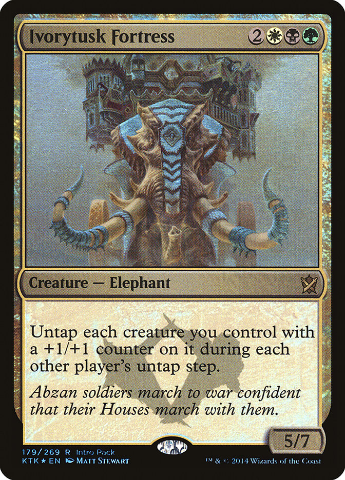 Ivorytusk Fortress (Intro Pack) [Khans of Tarkir Promos] | Deep Dive Games St. Marys