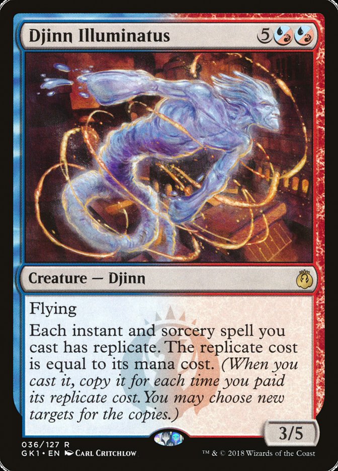 Djinn Illuminatus [Guilds of Ravnica Guild Kit] | Deep Dive Games St. Marys