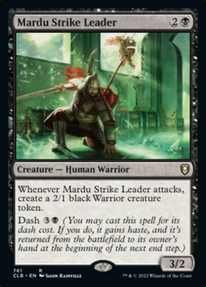 Mardu Strike Leader [Commander Legends: Battle for Baldur's Gate] | Deep Dive Games St. Marys