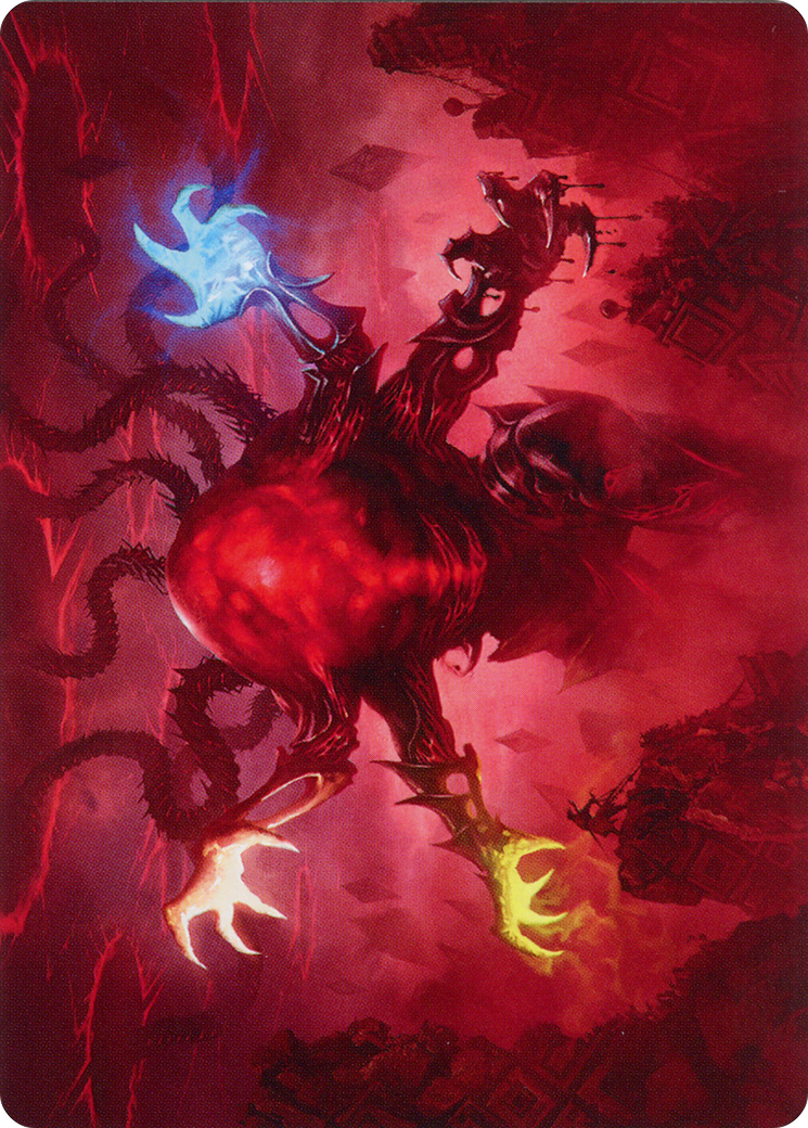 Omnath, Locus of All Art Card (51) [March of the Machine Art Series] | Deep Dive Games St. Marys