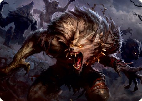 Village Reavers Art Card [Innistrad: Midnight Hunt Art Series] | Deep Dive Games St. Marys