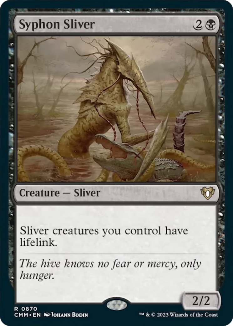 Syphon Sliver [Commander Masters] | Deep Dive Games St. Marys
