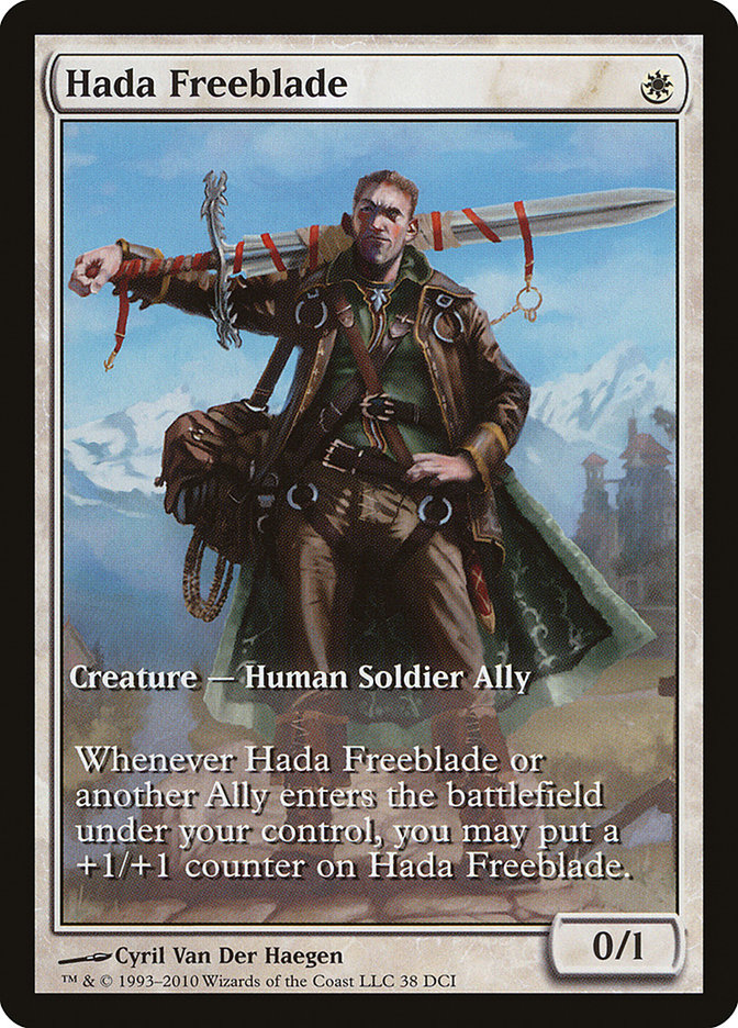 Hada Freeblade (Extended Art) [Worldwake Promos] | Deep Dive Games St. Marys