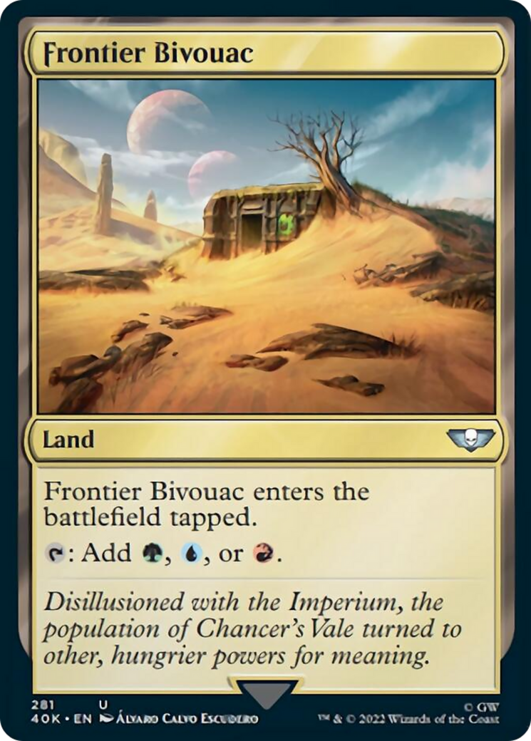 Frontier Bivouac (Surge Foil) [Warhammer 40,000] | Deep Dive Games St. Marys