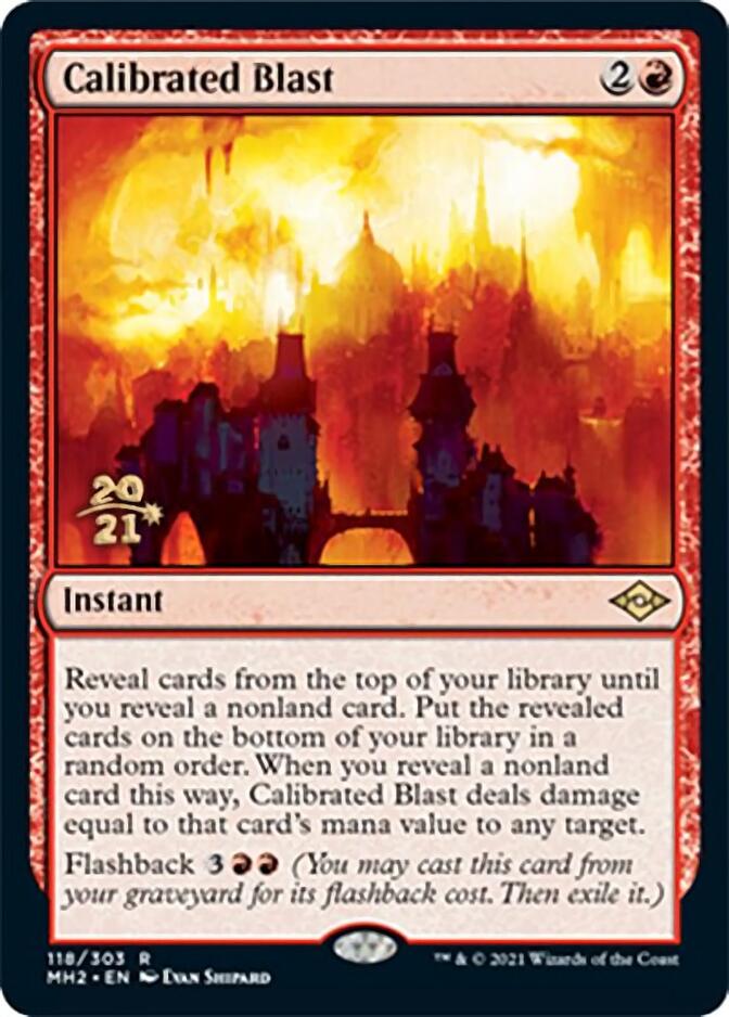 Calibrated Blast [Modern Horizons 2 Prerelease Promos] | Deep Dive Games St. Marys