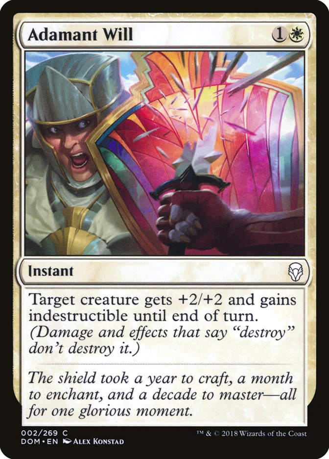 Adamant Will [Dominaria] | Deep Dive Games St. Marys
