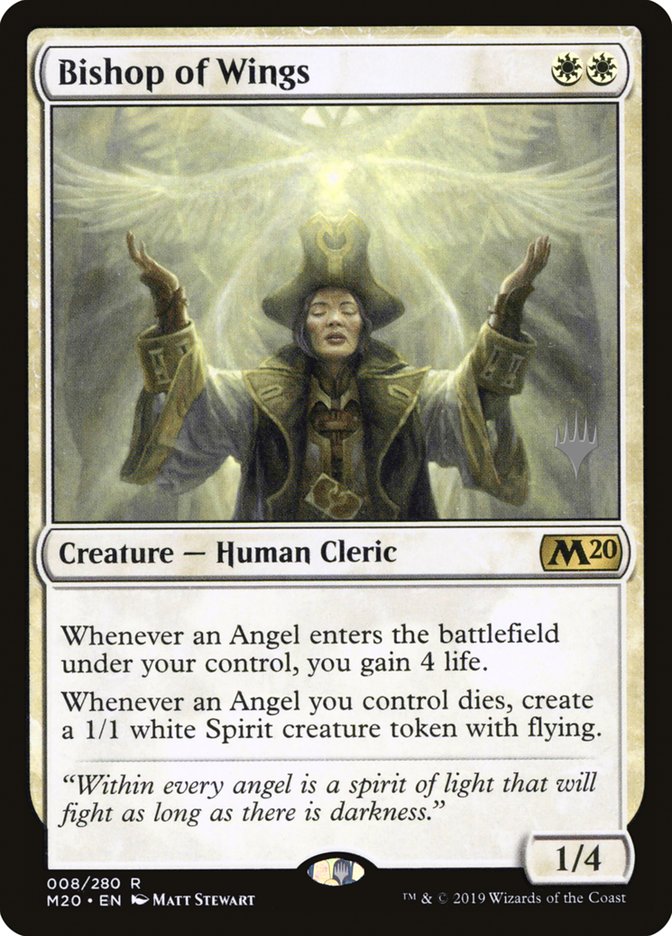 Bishop of Wings (Promo Pack) [Core Set 2020 Promos] | Deep Dive Games St. Marys