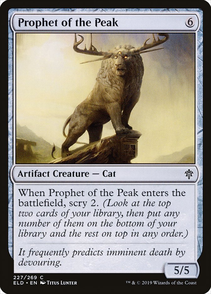 Prophet of the Peak [Throne of Eldraine] | Deep Dive Games St. Marys