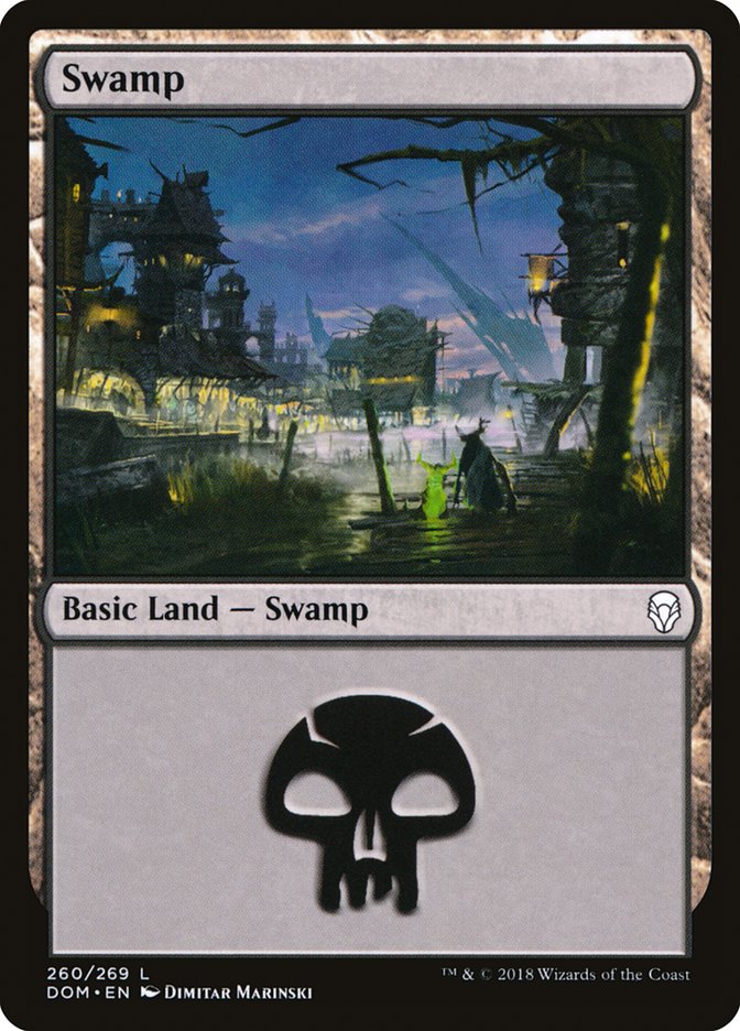 Swamp (260) [Dominaria] | Deep Dive Games St. Marys