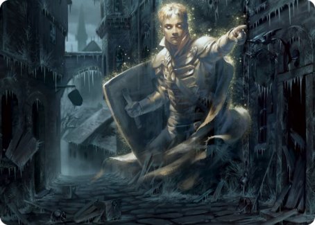 Dennick, Pious Apparition Art Card [Innistrad: Midnight Hunt Art Series] | Deep Dive Games St. Marys