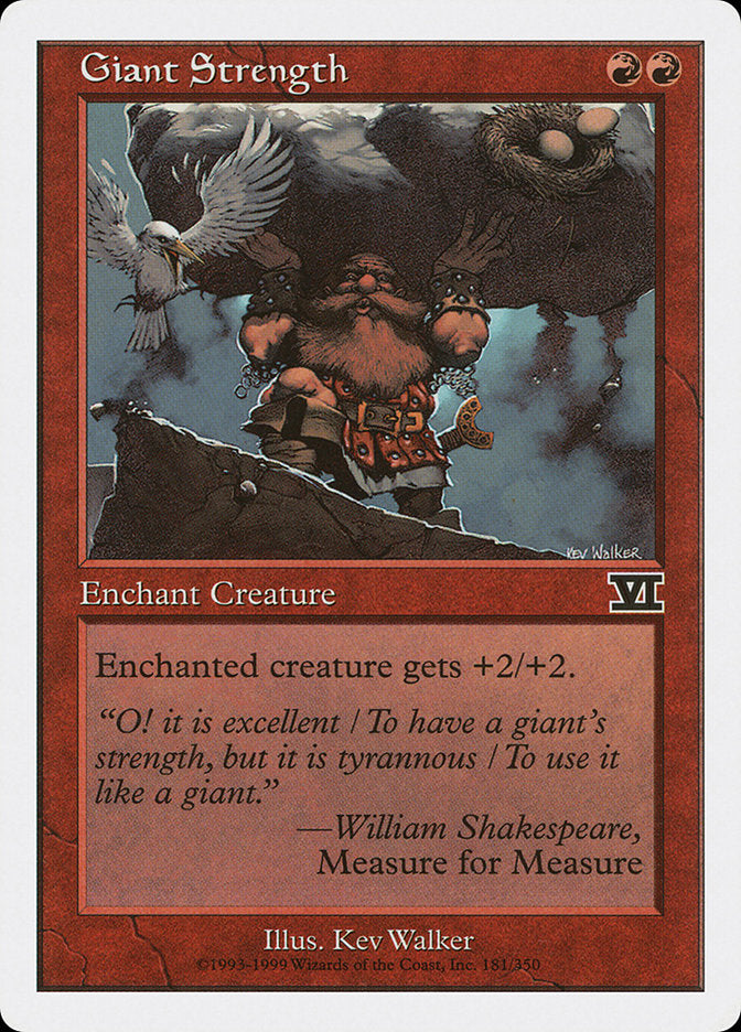Giant Strength [Classic Sixth Edition] | Deep Dive Games St. Marys