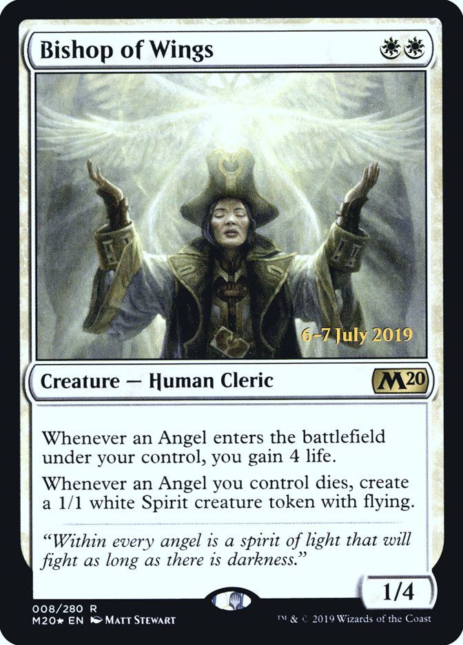 Bishop of Wings [Core Set 2020 Prerelease Promos] | Deep Dive Games St. Marys