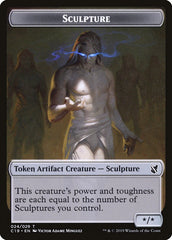 Bird (002) // Sculpture Double-Sided Token [Commander 2019 Tokens] | Deep Dive Games St. Marys