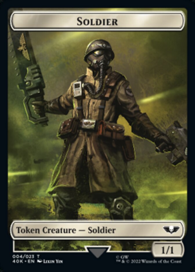 Soldier (004) // Vanguard Suppressor Double-Sided Token [Warhammer 40,000 Tokens] | Deep Dive Games St. Marys