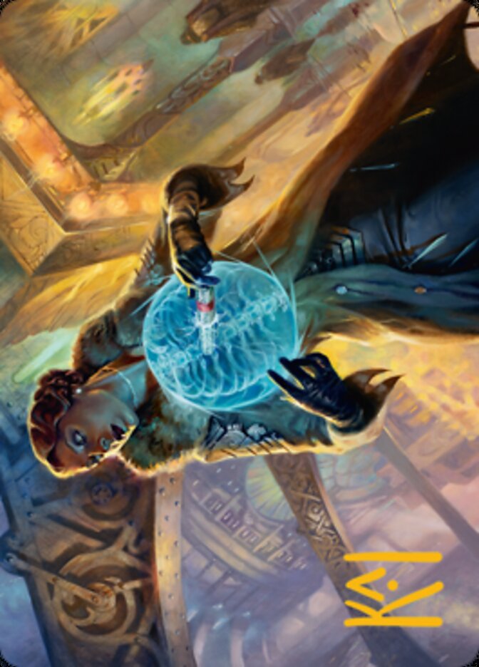 Writ of Return Art Card (Gold-Stamped Signature) [Streets of New Capenna Art Series] | Deep Dive Games St. Marys