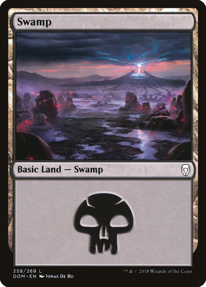 Swamp (258) [Dominaria] | Deep Dive Games St. Marys