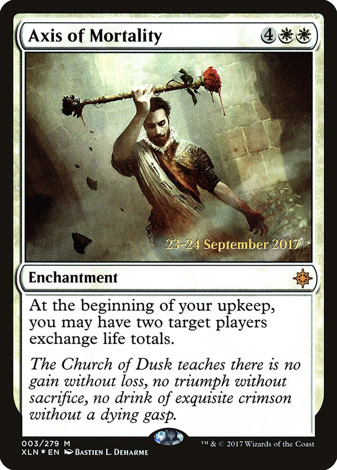 Axis of Mortality [Ixalan Prerelease Promos] | Deep Dive Games St. Marys