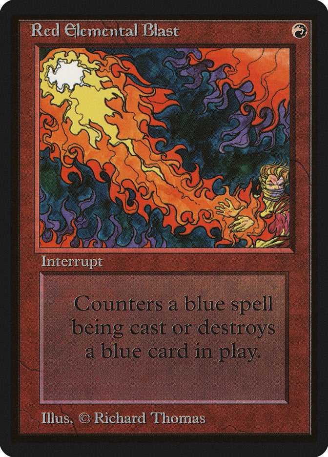 Red Elemental Blast [Beta Edition] | Deep Dive Games St. Marys