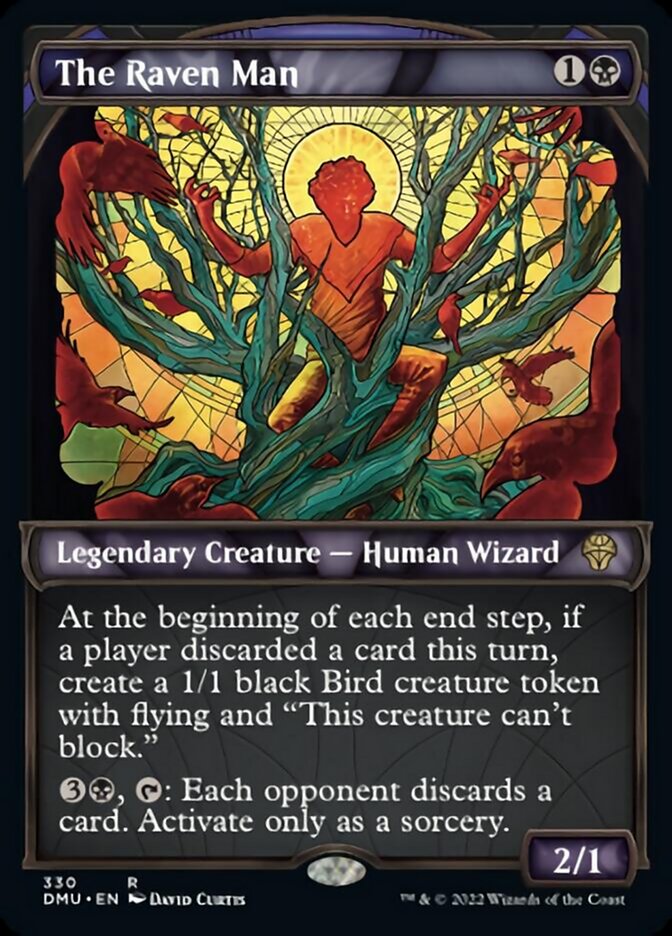 The Raven Man (Showcase Textured) [Dominaria United] | Deep Dive Games St. Marys