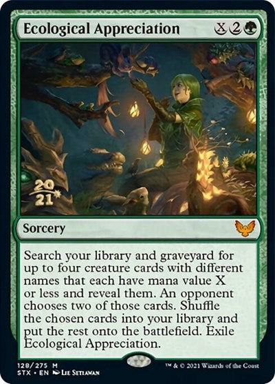 Ecological Appreciation [Strixhaven: School of Mages Prerelease Promos] | Deep Dive Games St. Marys